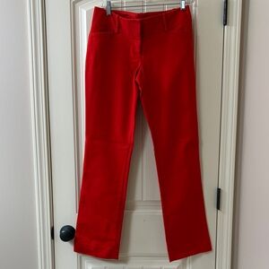 The Limited Flame Red Bootcut Pants, Size 6R